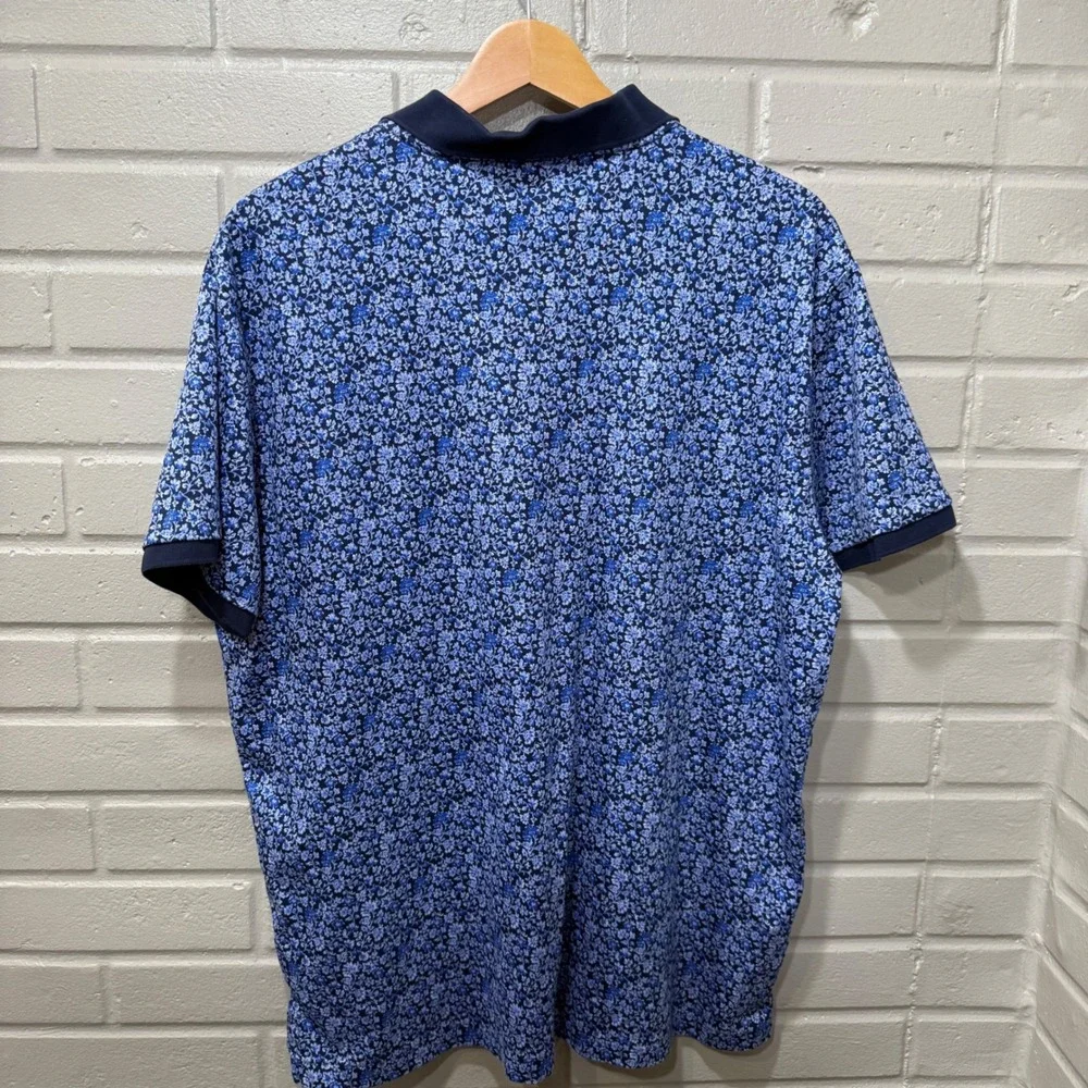 Polo Ralph Lauren Floral Custom Slim Fit Pony Polo Shirt XL Short Sleeve Preppy